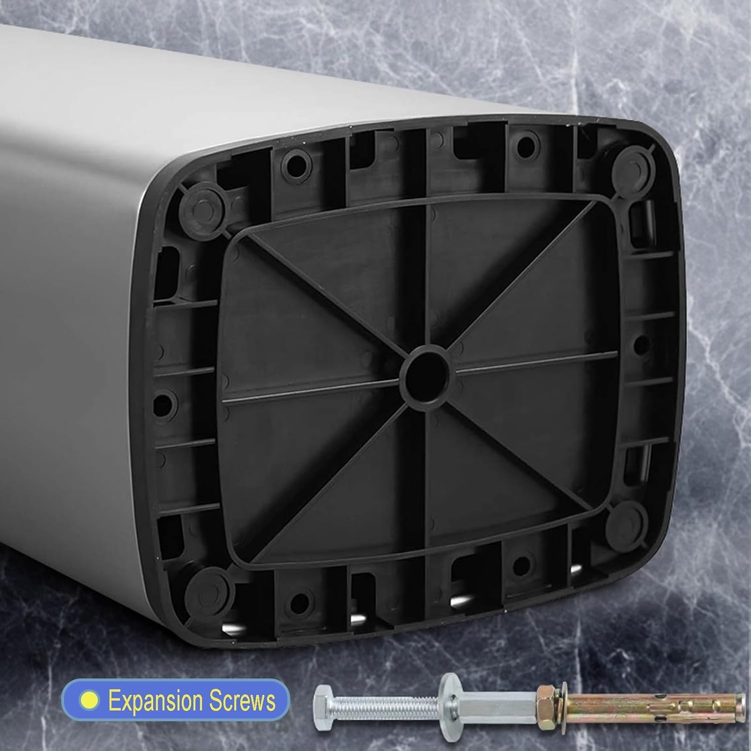 Standing Ashtray, Stainless Steel Cigarette Butt Container, Trash Can Indoor Outdoor, Commercial Smoking Area Ashtray, Removable Inner Barrel(Gray,63cm/24.8in)