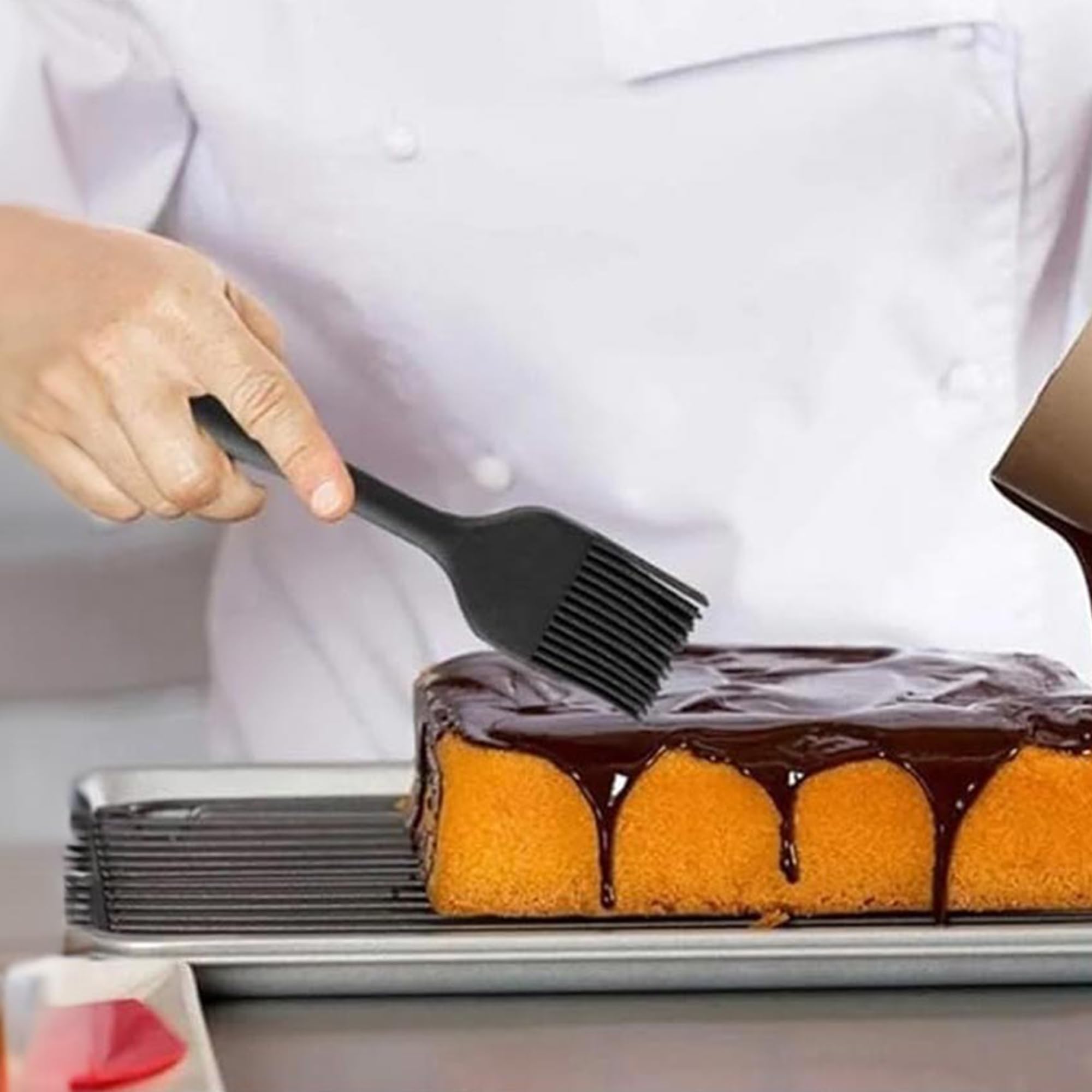 PİKAS Silikon Spatula Seti 6’lı – Isıya Dayanıklı Yanmaz Yapışmaz Mutfak Gereçleri, Kaşık, Bıçak, Pasta Spatulası, Yumurta Fırçası