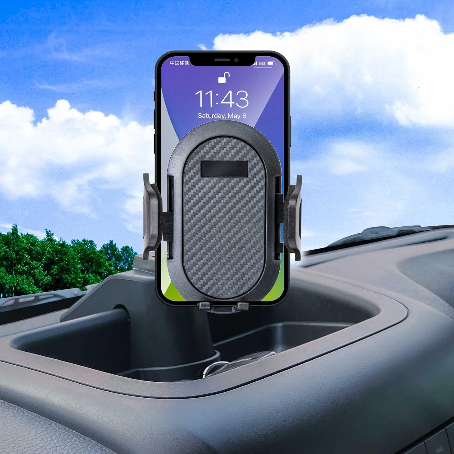 Phone Holder Mount Compatible with 2011-2018 Jeep Wrangler JK JKU Dash Multi-Mount Phone Kit with Storage Box Interior Accessories