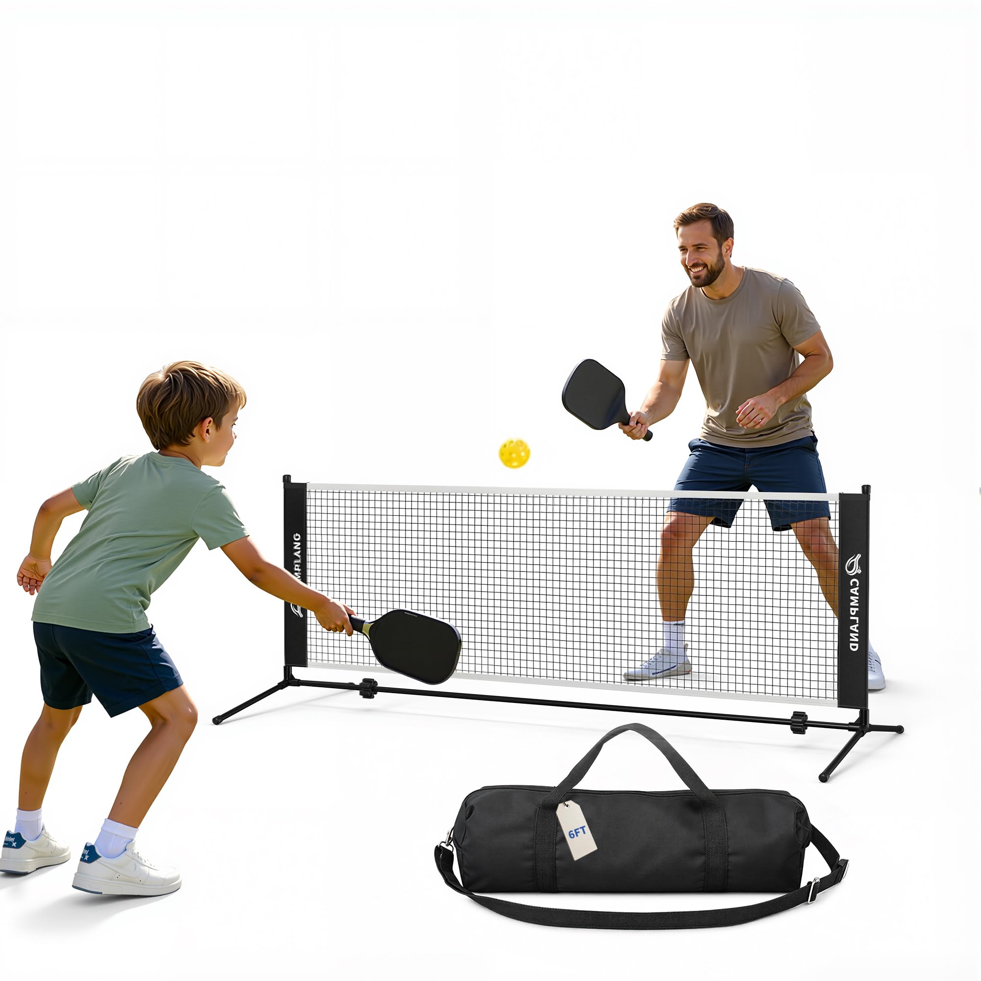 CAMPLAND 6FT Mini Pickleball Net Set