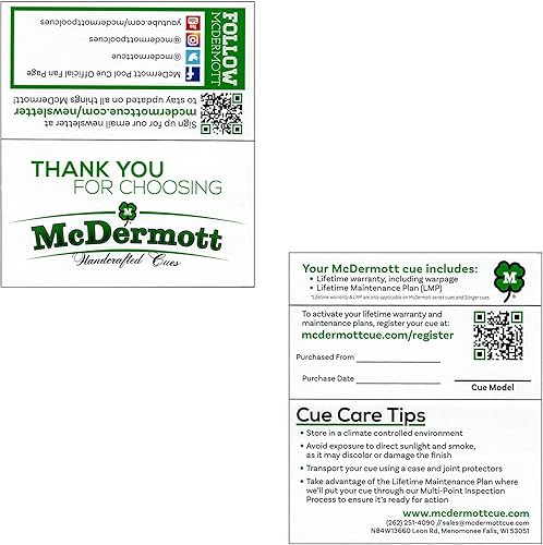 Miniatura 6 de McDermott GS11 - Taco de billar con estuche rígido