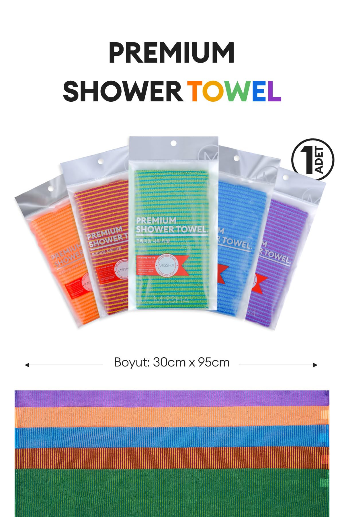 Missha Shower Towel 1 Adet