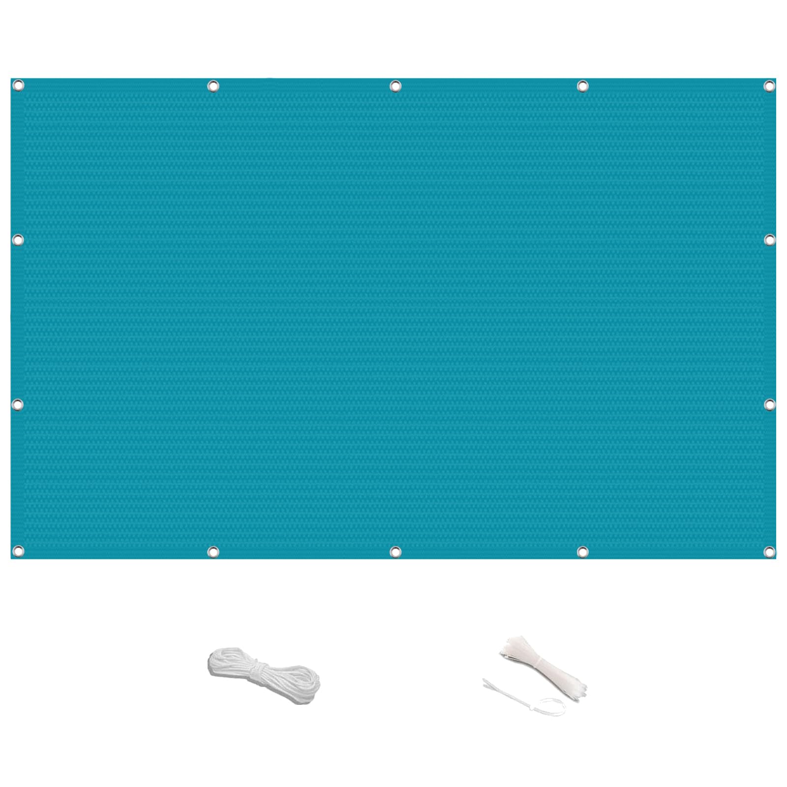 Filet d'ombrage pour jardin bleu 90 x 800 cm, écran de confidentialité durable