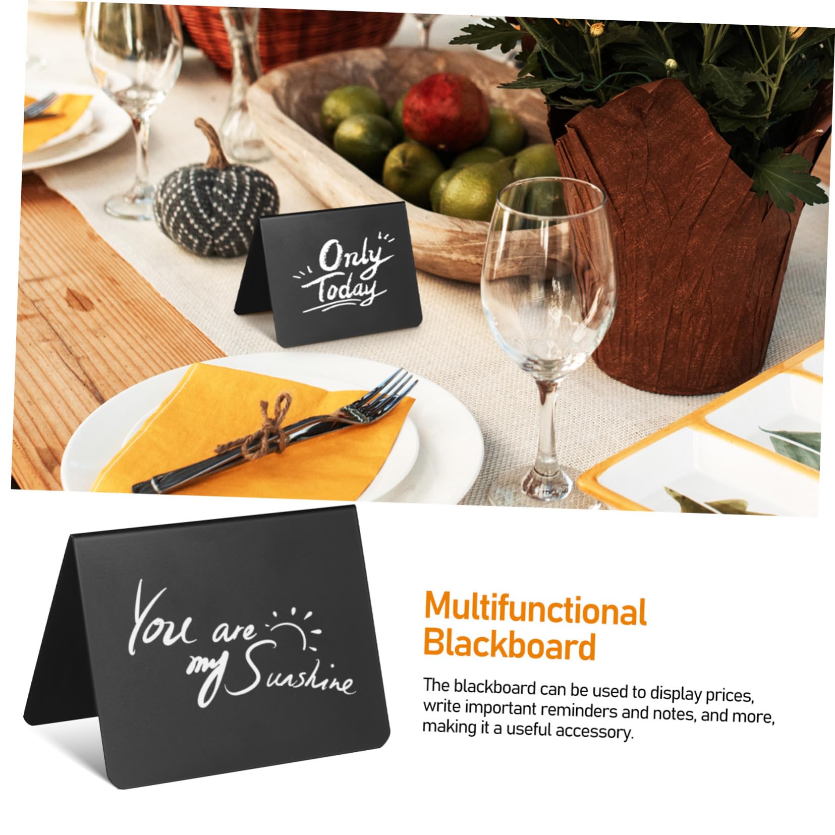 Angoily 100 Stück Mini Kreidetafeln Doppelseitige A Form Tafel mit Weißen Stiften und Reinigungstüchern für Buffets Hochzeiten Partys und Geschäfte