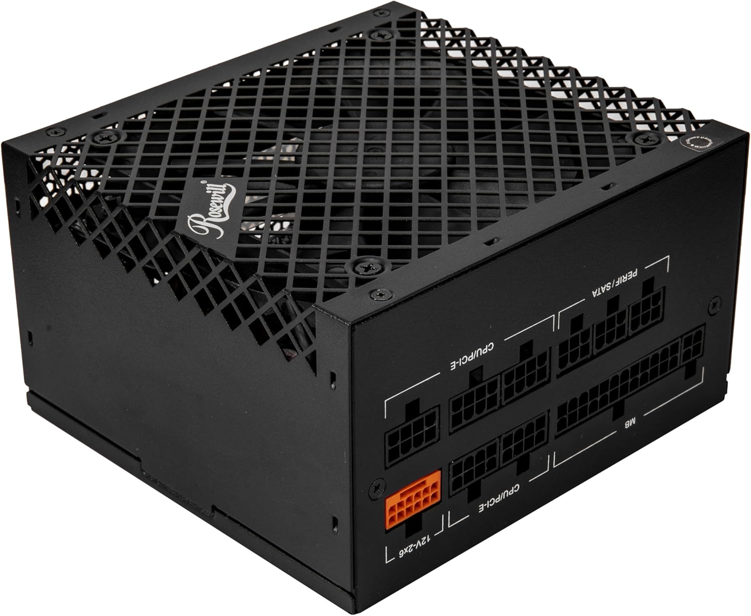 Rosewill VMG 1000W 80+ Gold, ATX 3.0 & 3.1 Compatible, Full Modular Low-Noise Power Supply, PCIe 5.1 12V-2x6 Connector, 100% Japanese Electrolytic Capacitor, 120mm FDB Silent Fan - 5 Year Warranty