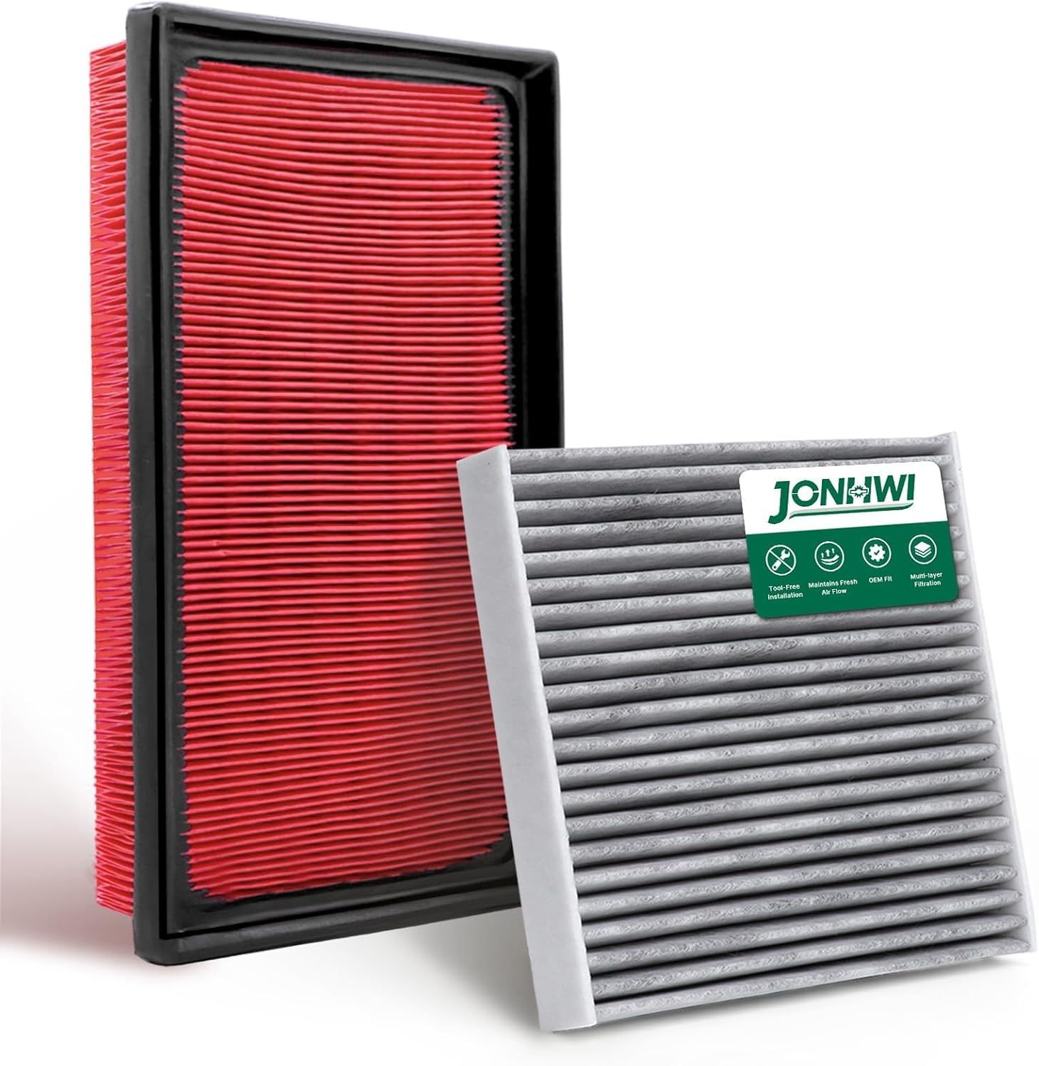 Cabin & Engine Air Filter for 2018-2026 Camry, Avalon, Highlander/Grand, RAV4/Prime, Sienna, Venza, Crown, NX350H, NX450H+, RX350H, RX450H+ (Fit Hybrid), Corolla, C-HR, UX200 (Gas), Corolla Cross