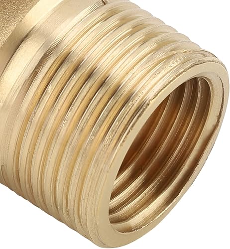 Miniatura 7 de GLOGLOW Boquilla de fuente, cabezal de rociador de estanque de latón, boquilla de fuente de agua en forma de cedro, cabezal de rociador para brindar