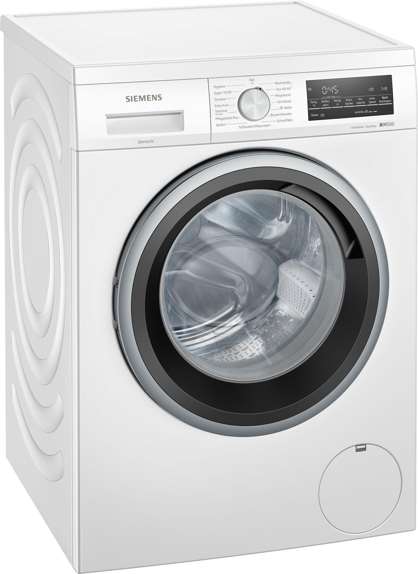Siemens iQ500 Unterbaufähige Waschmaschine 8 kg 1400 UpM WU14UT70 | Stiftung Warentest Testsieger*, Schnelle Wäsche mit speedPack L, langlebiger iQdrive Motor, aquaStop Schutz vor Wasserschaden