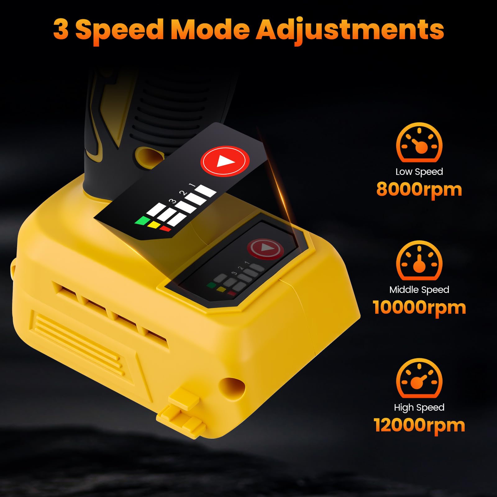 Mini sega circolare senza fili compatibile con batteria Dewalt da 20 V, seghe elettriche da 12000 giri/min con motore brushless, piccola sega circolare da 10,2 cm, profondità di taglio 20 mm, per