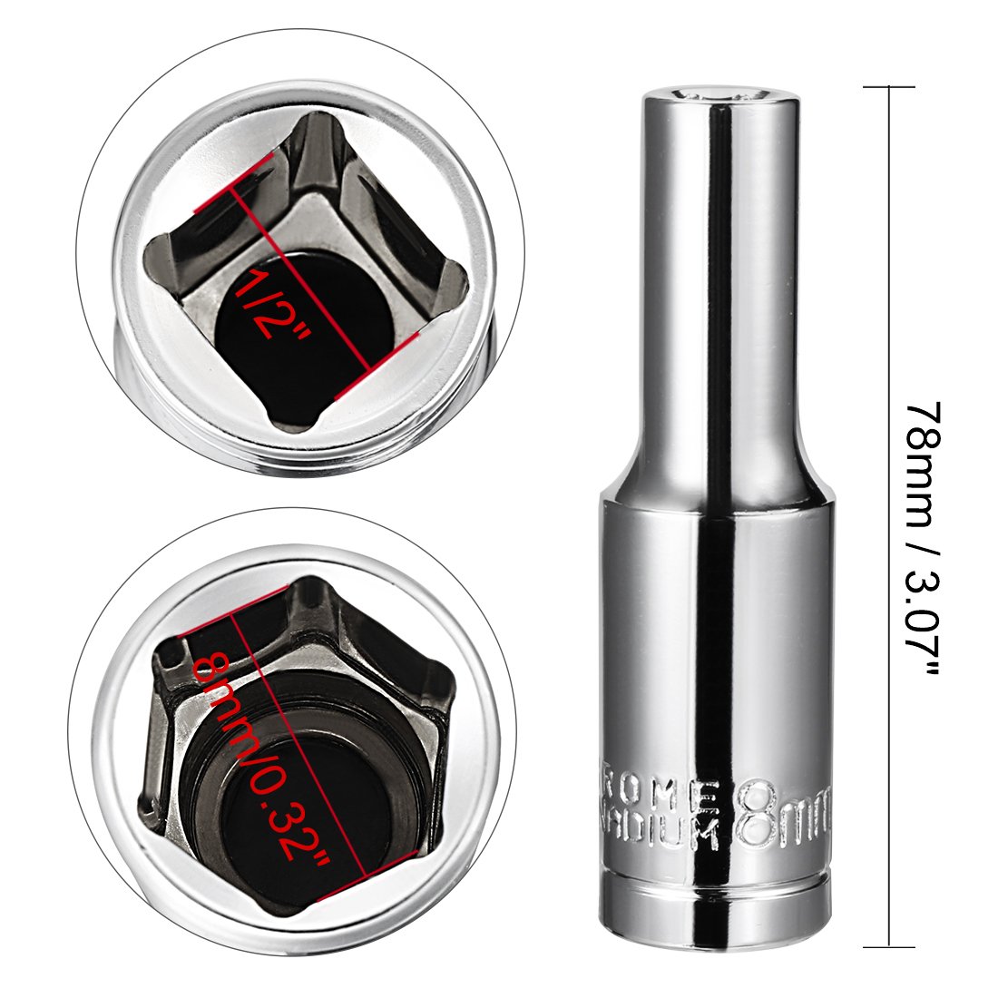 Wright Tool 88-30MM - 1Inch Drive 6 Point Standard Metric Impact Socket