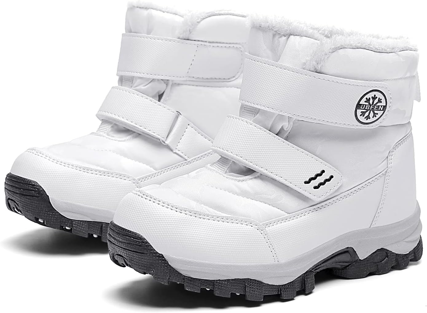 UBFEN Kids Snow Boots Boys Girls Winter Warm Waterproof Outdoor Slip Resistant Cold Weather Unisex Shoes (Toddler/Little Kid/Big Kid)