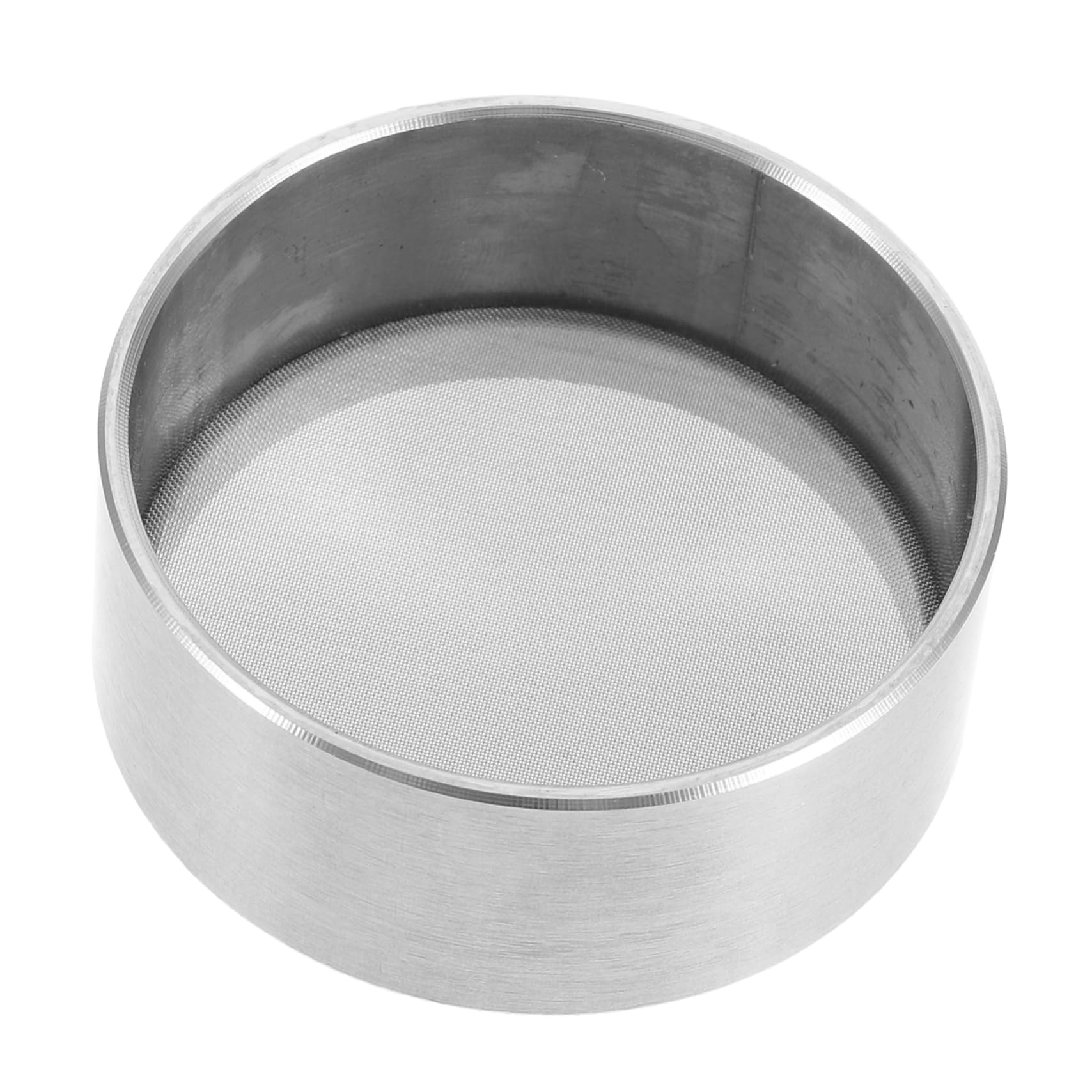 PRETYZOOM 5cm Stainless Steel Sieve Strainer Fine Mesh Lab Sieve for Gardening Research