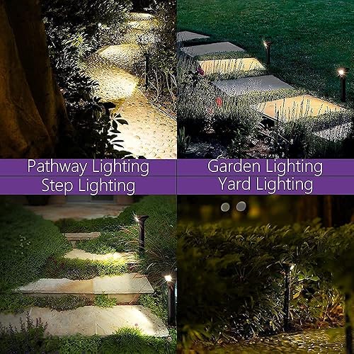 Miniatura 5 de Luces solares para exteriores con sensor de movimiento, luces LED impermeables para camino, patio, jardín, pasarela, entrada, encendido y apagado
