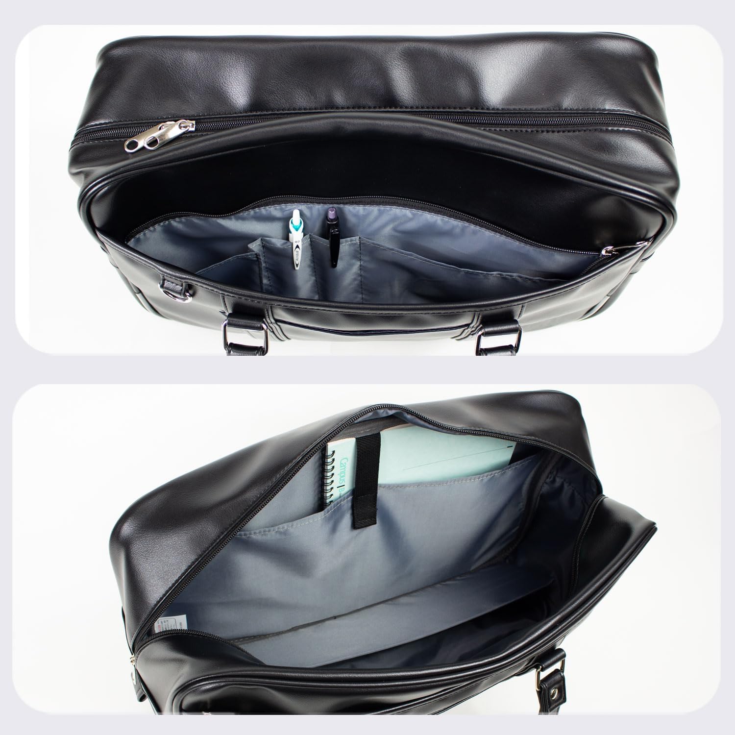 [キャンディーシュガー] CandySugar スクールバッグ 合皮 高校生 女子 ロゴ 型押 通学用 革 スクバ 大容量 女子高校生 大きめ 学生 軽量 CS-G04