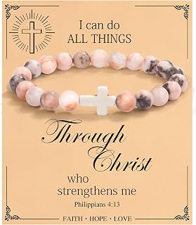 Paderast Christian Grandparents - Day Gifts for Women, Religious Cross Bracelet