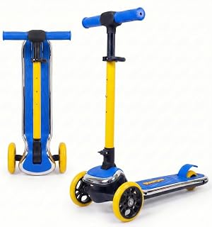 STREETJAM Kurbee Kids Kick Scooter for 3–12 Years, Dazzling Chrome-Finished Deck (1st Time in India), BIS Approved, Extra Price In India