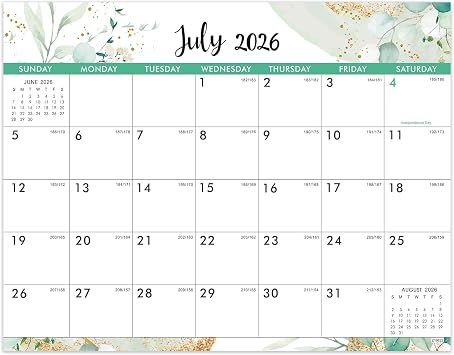 2026-2027 Magnetic Calendar - 2026-2027 Calendar, Magnetic Calendars for Fridge from Jul.2026 - Dec.2027, 8x10, Fridge Calendars for Refrigerator, Easy Organizing