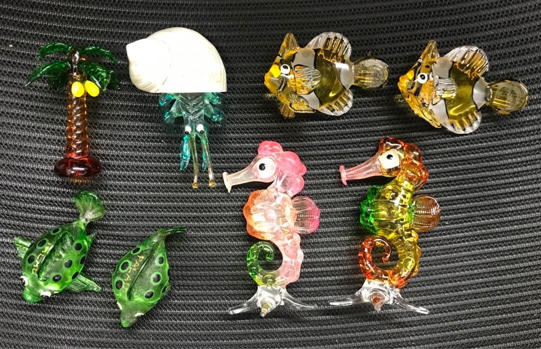 Amazon.co.jp: ガラス細工 海の生き物 セット① : ホーム＆キッチン