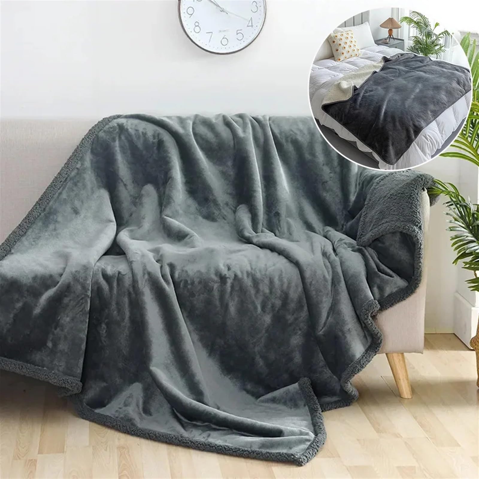 Manta impermeable for mascotas, a prueba de orina líquida, manta for perros, sofá cama, funda protectora de muebles de franela polar/mantas for camas para sofá, coche, cama(Coffee,XL (145x216cm))