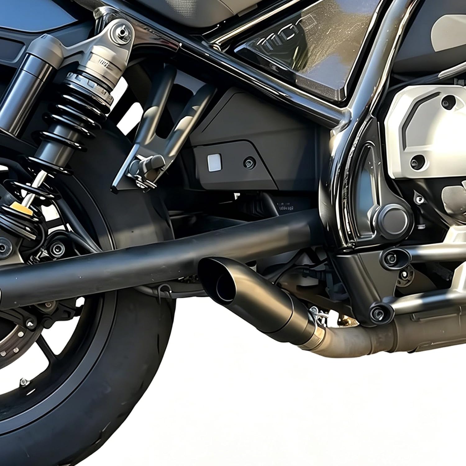 For Rebel 300 500 1100 Exhaust Muffler Motorcycle Exhaust Pipe Compatible with Rebel300 Rebel500 Rebel1100 CMX 300 500 1100 2017-2024 2025