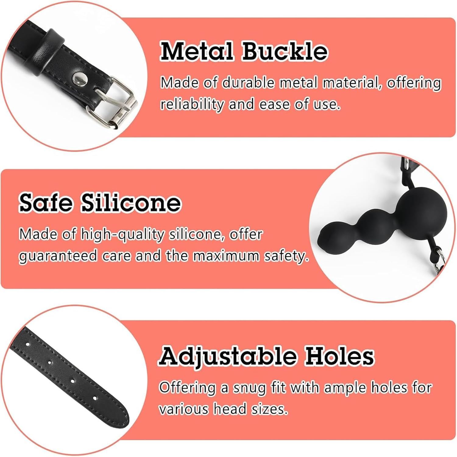 BDSM Ball Gag Sex Play - Bondage Gags & Muzzles Open Mouth Ball Gag Sex Bondage Dildo Gag Bondage Gear & Accessories BDSM Inflatable Dildo Penis Face Sex Gag G-spot