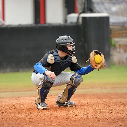 Vista 10 de Tebery Paquete de 12 pelotas de béisbol verdes con hoyuelos, 9 pulgadas para coordinación mano-ojo, práctica de golpeo y campo