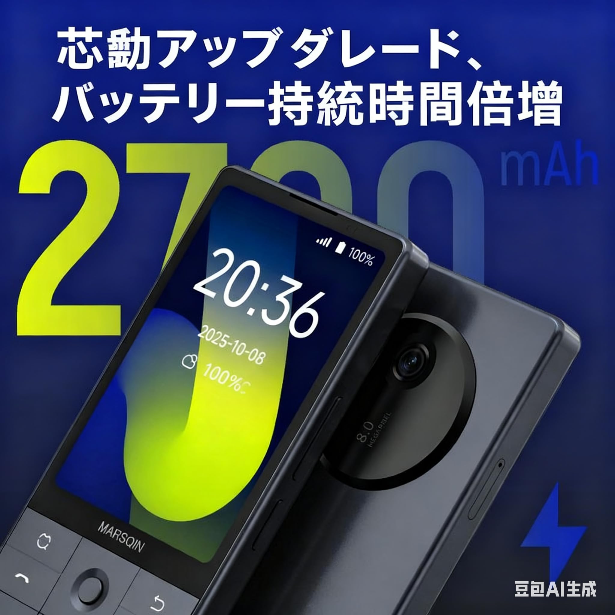 Amazon.co.jp: QIN F25 Android 14 Smartphone, Physical Keyboard