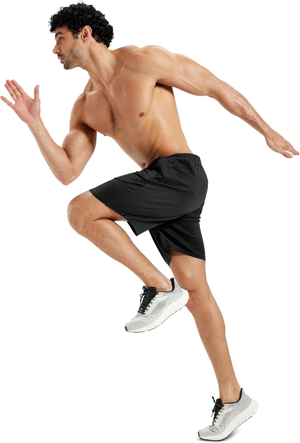 MAGCOMSEN Men's 7" Athletic Running Shorts Quick Dry Lightweight Mesh Basketball Workout Shorts with Zipper Pockets - Image 6