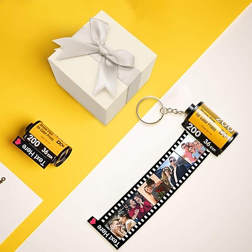 Miniatura 7 de Llaveros personalizados con rollo de película de cámara para fotos llaveros personalizados con carrete de fotos álbum llaveros