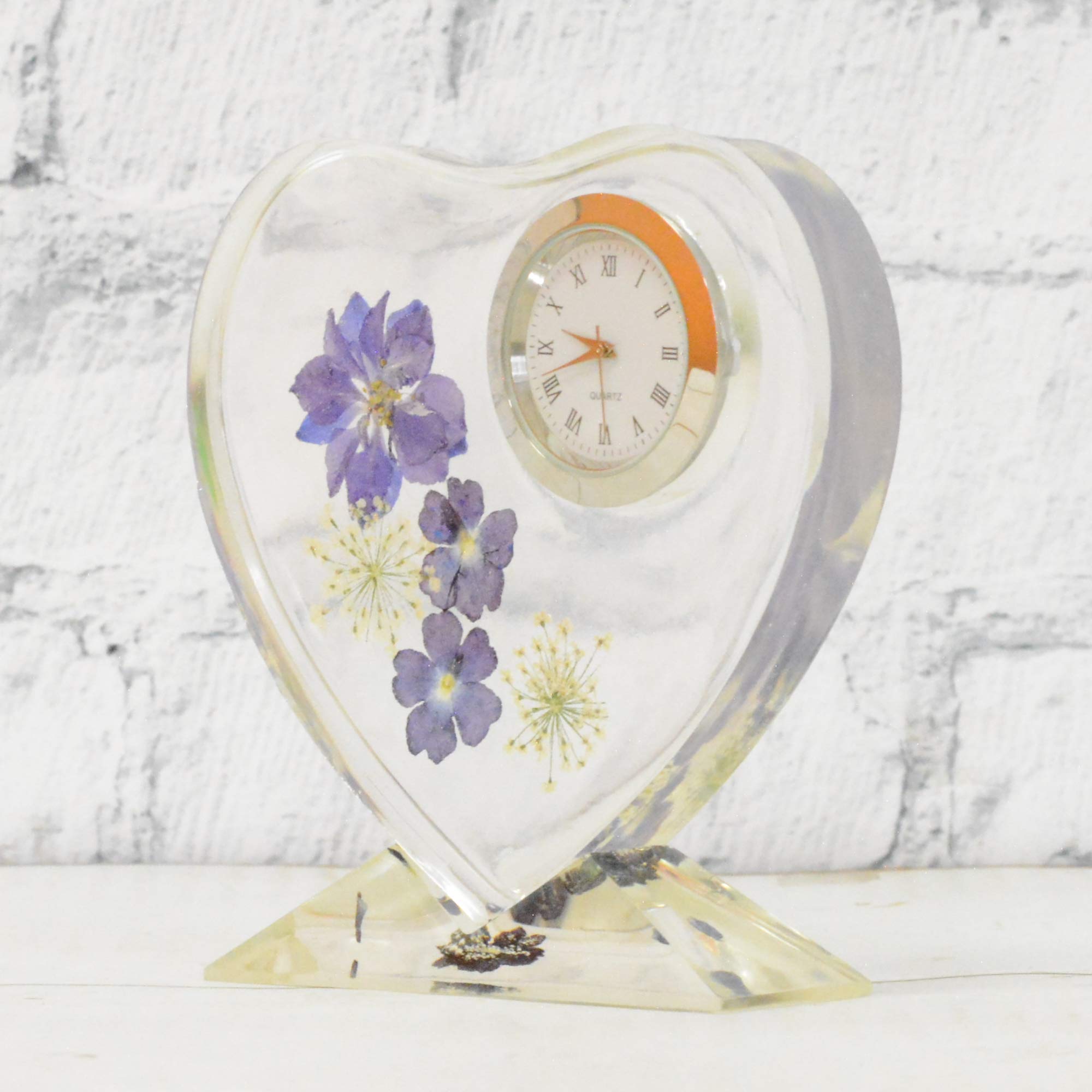 Amazon｜Lulu's ルルズ ハーバリウム 花時計 Flower clock 可愛い