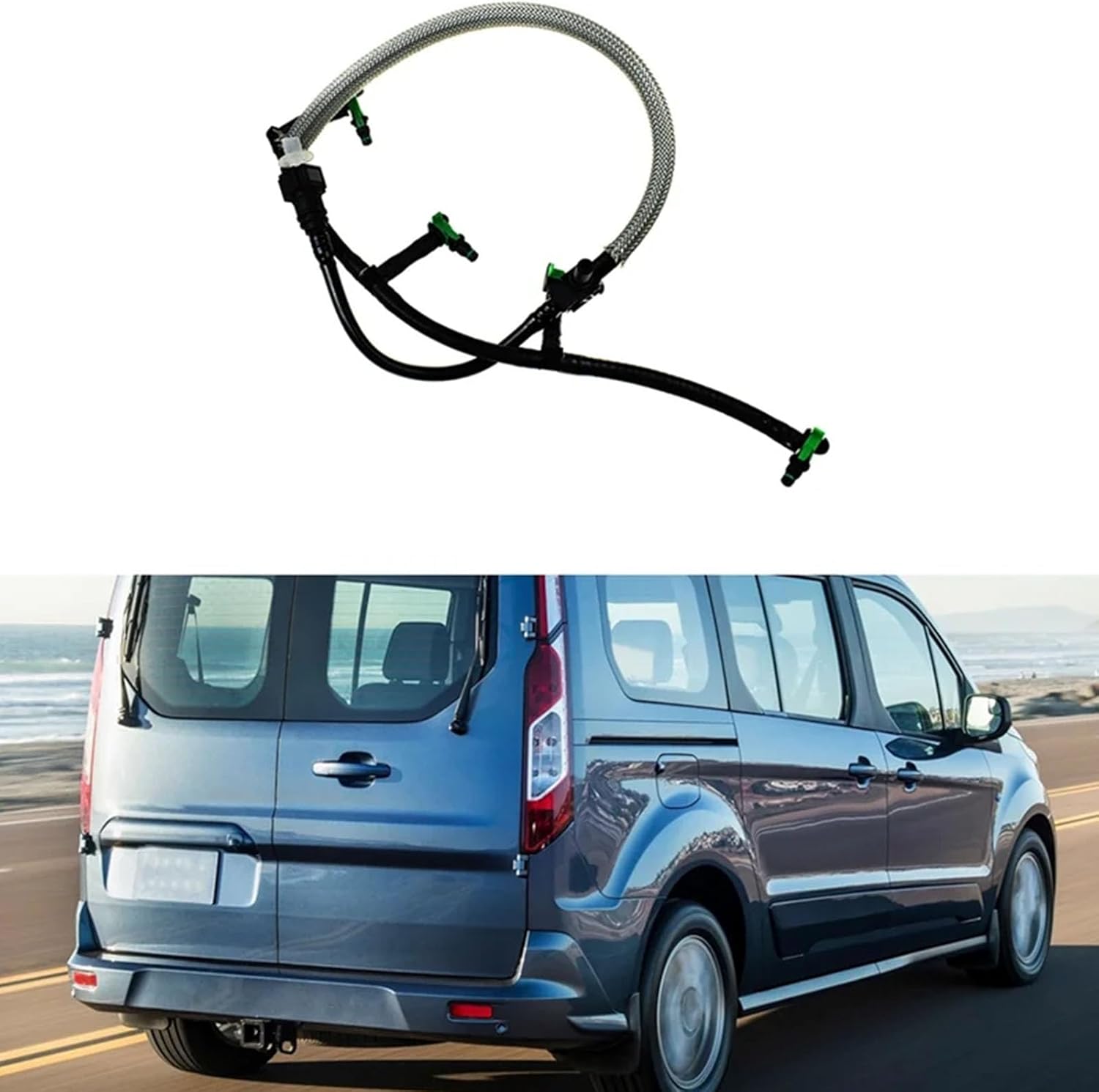 Sturd Oil Return Line Hose BK2Q9K022AE 1746582 for Transit Bus Replacement Accessories High Temperature Fuel Hose