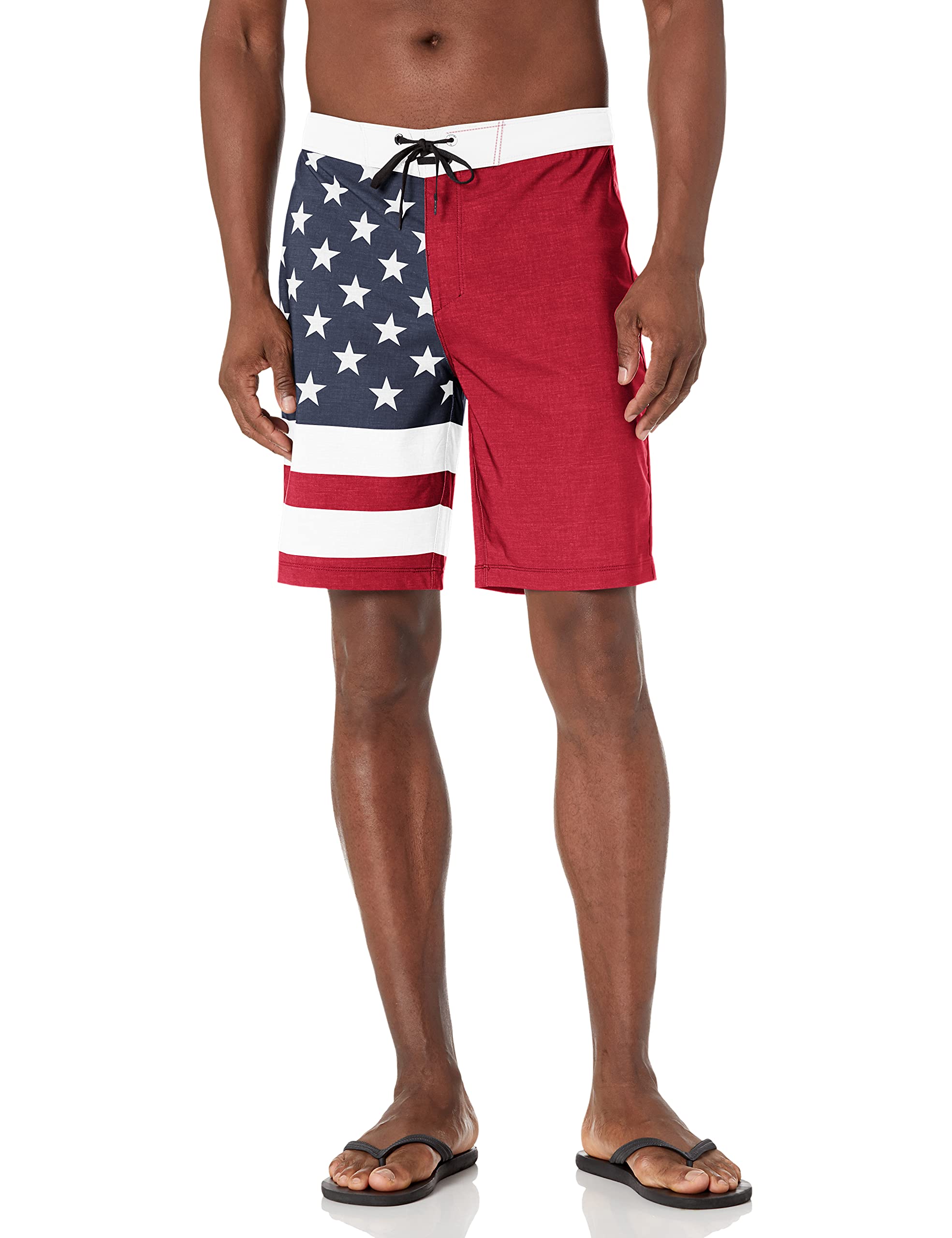 Hurley Men's Patriot Cheers 20 Board Shorts - Swim Trunks With Back Pocket
