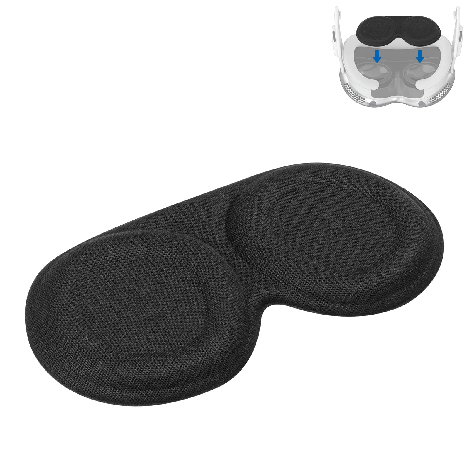 Geekria VR Lens Protective Cover Compatible with Apple Vision Pro and Meta Quest 3, EVA Dust-Proof & Anti-Scratch Protector, VR Headset Accessories (Black, 2 Pcs)-image-32