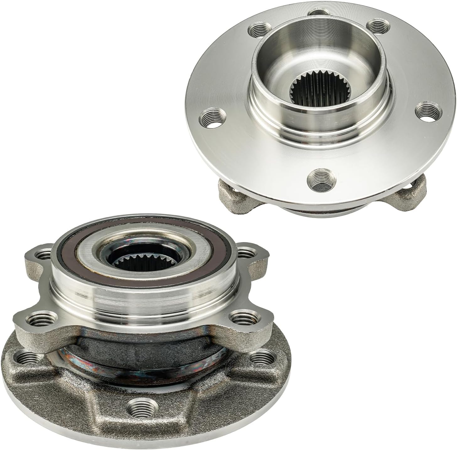 Torchbeam 513444 Front Wheel Bearing & Hub Assembly Compatible with 2017-2022 Jeep Compass, 2015-2021 Jeep Renegade, 2016-2020 Fiat 500X, Wheel hub Assembly 2pcs