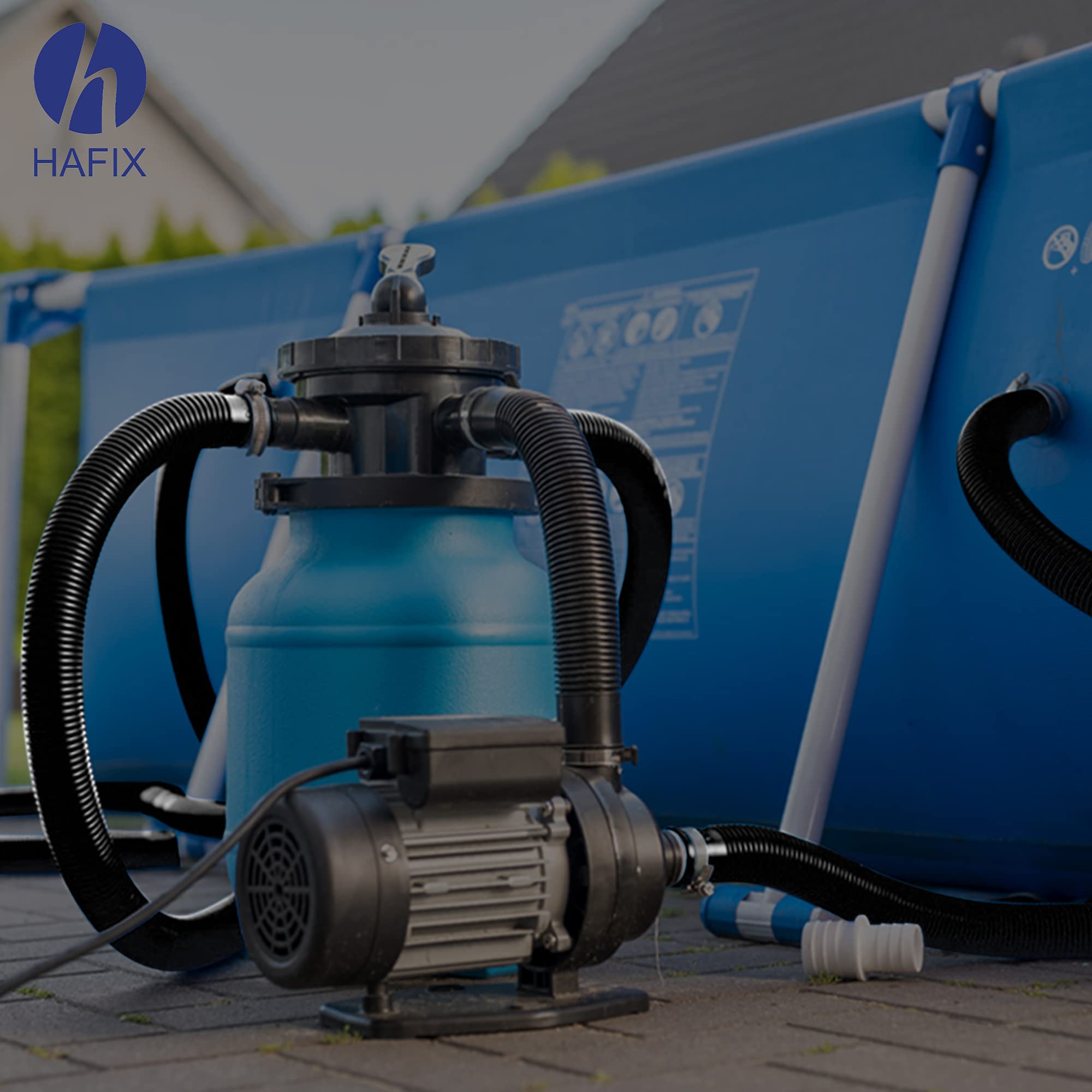 Poolschlauch 6 M – Vakuumschlauch Für Schwimmbad, 38 Mm Durchmesser, UV- & Chlorwasserbeständig, Flexibel Mit Trennhülsen, Für Poolreinigung & Filter