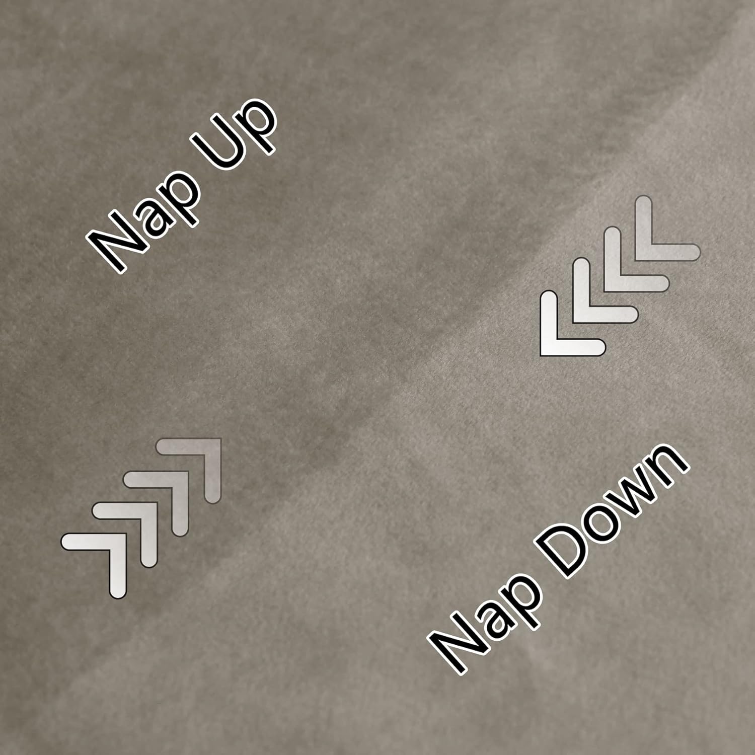 Macochico Pinch Pleat Velvet Curtains, Elegant Living Room Bedroom Nursery Window Drape Curtains for Room Darkening, Simply Taupe, 72W x 96L, 1 Panel