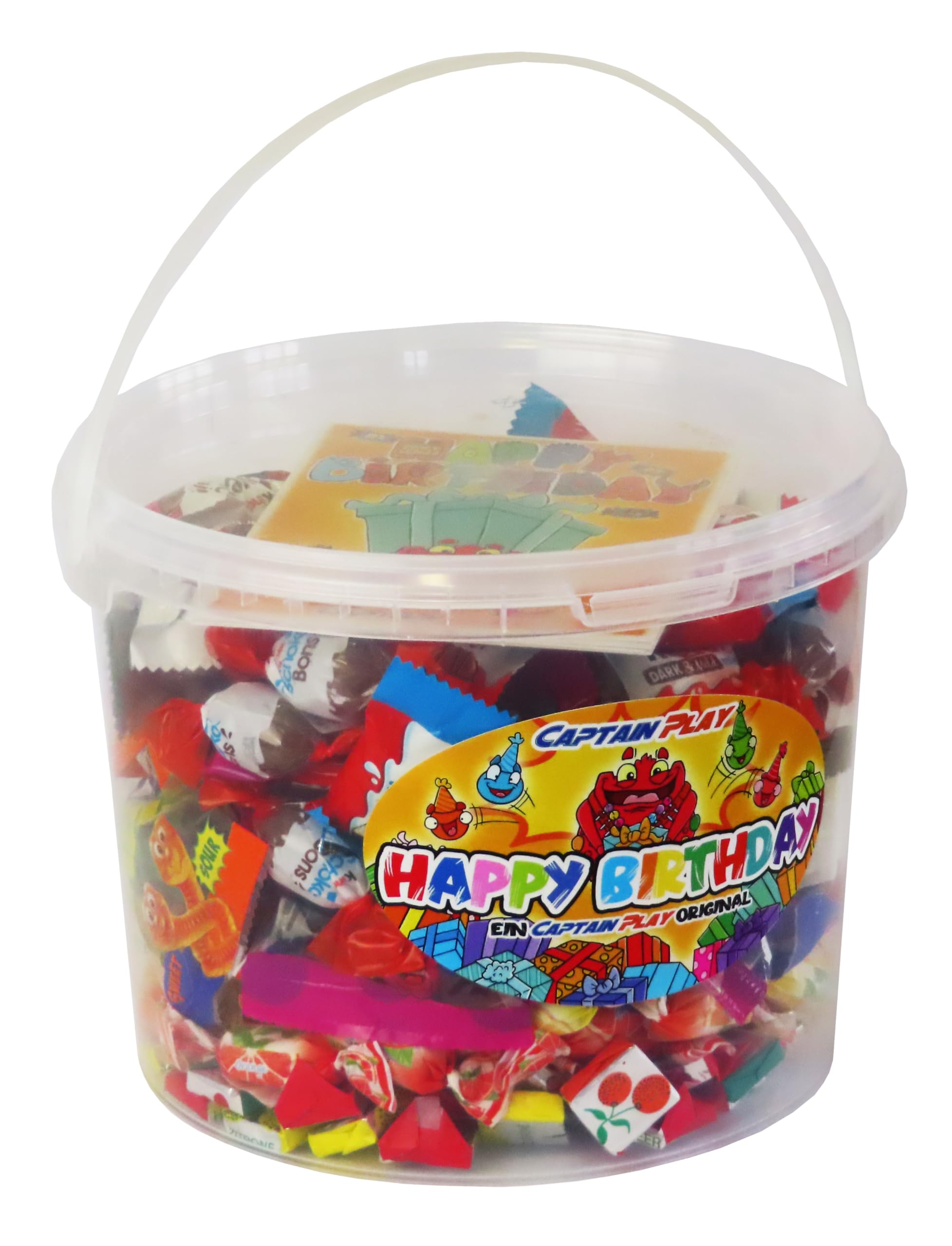Boîte Spéciale avec Confiserie et Chocolat, Édition Fête d'Anniversaire, 1100g (avec 228 pièces)