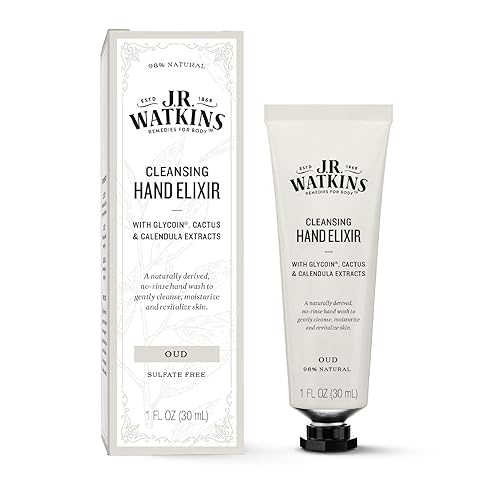 Miniatura 1 de J.R. Watkins Elixir de manos Oud, lavado de manos sin agua, sin enjuague, práctico 1 onza