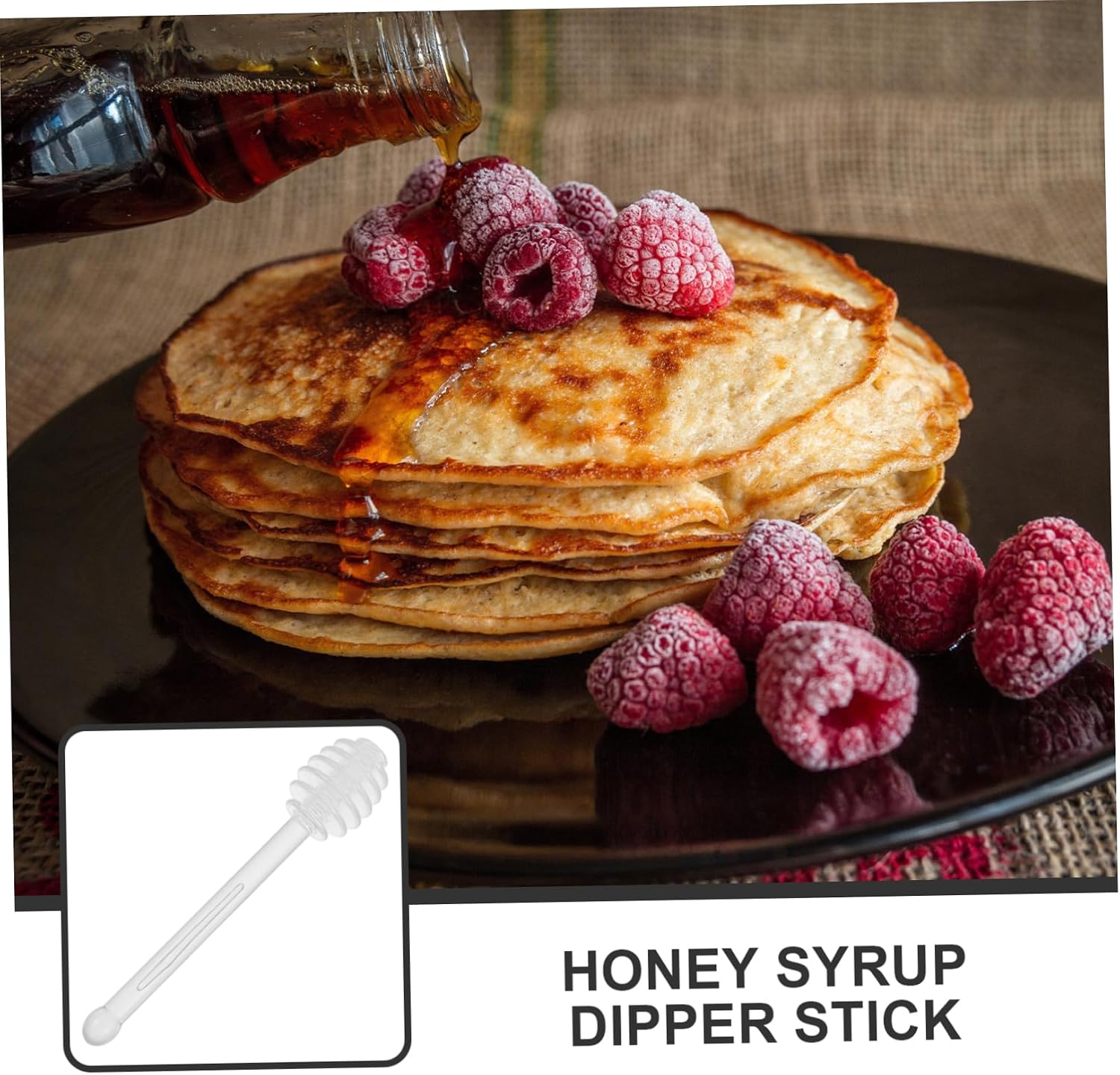 5pcs Honey Dipper Sticks Plastic Stirring Rod for Tea image 3