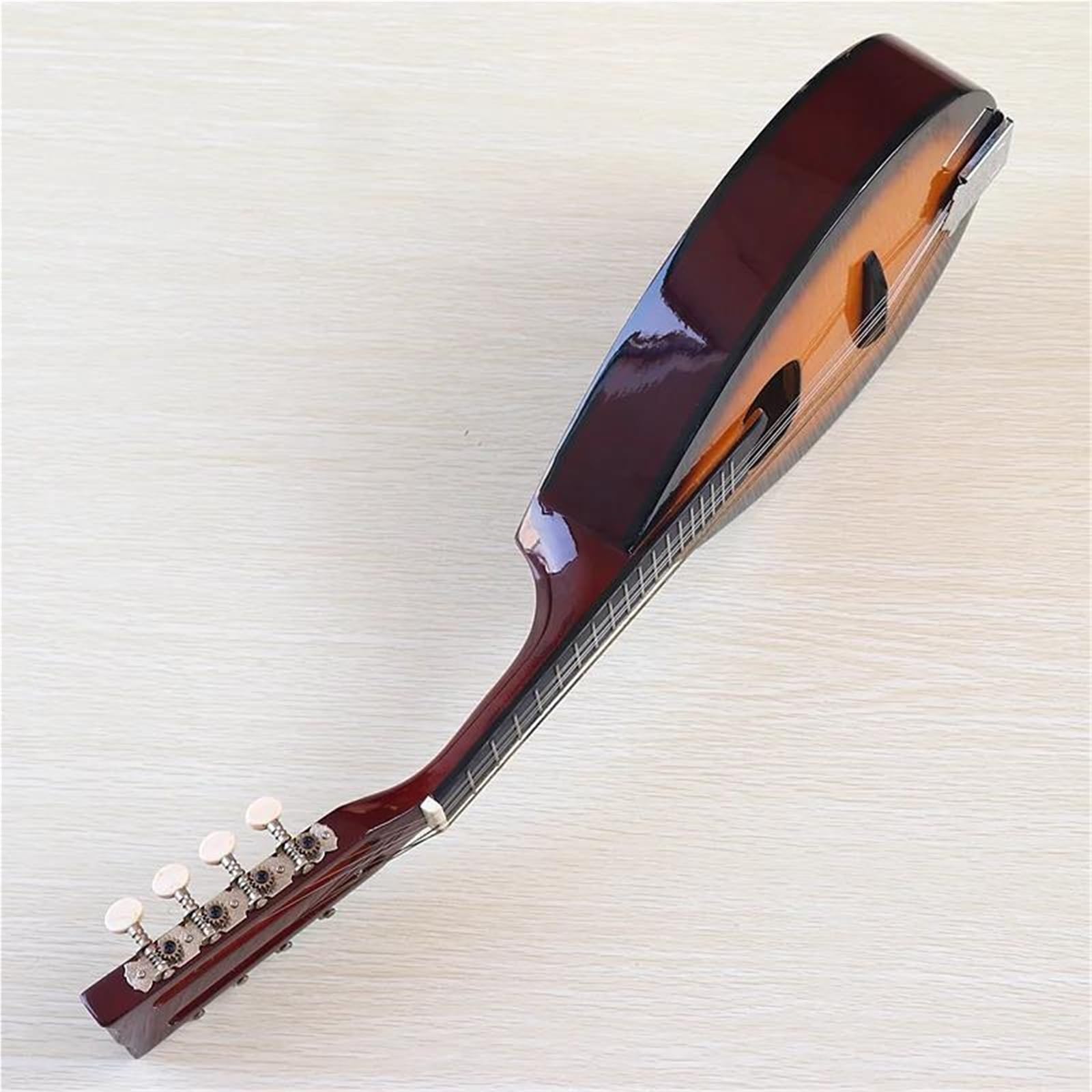 Mandoline De Pour Débutants Sunburst – Mandoline À 8 Cordes Instrument Mélodique Classique Mandoline De Style A Pour Débutants Et Adultes Avec Sac