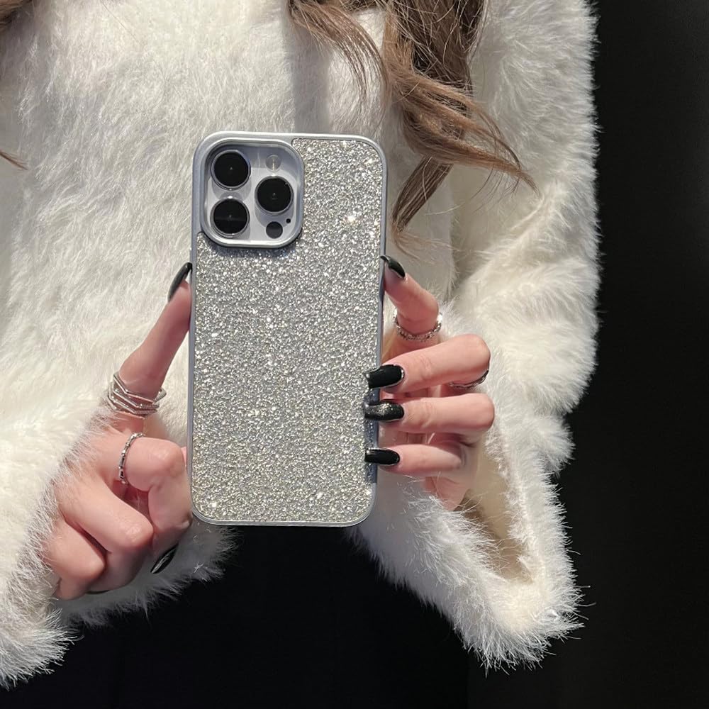 Coque paillettes iPhone 12 Pro blanche pour illuminer vos soirées - 6