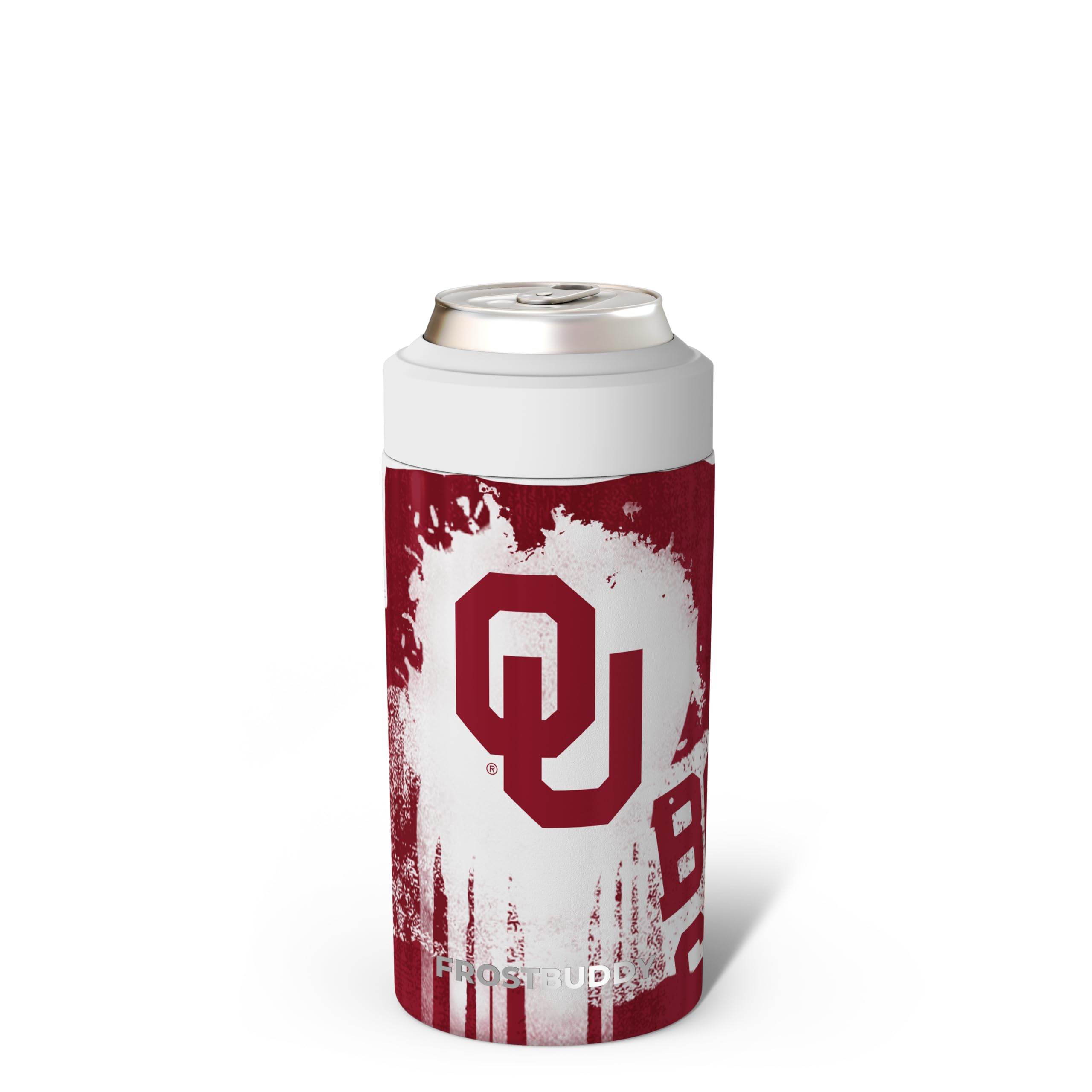 Frost Buddy Universal Can Cooler (Oklahoma Sooners | Drip)