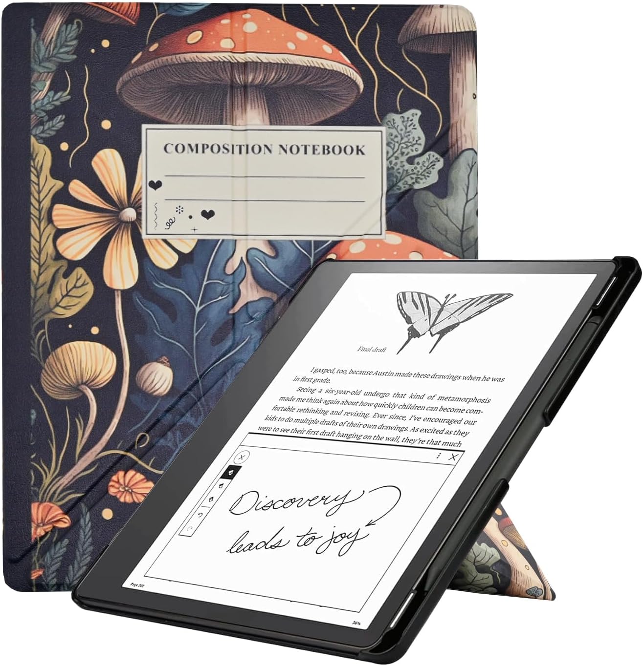 Slimshell Case for Kindle Scribe (2024/2022 Released), Book Lovers Gifts Premium Lightweight PU Leather Stand Cover with Auto Sleep/Wake for 10.2 inch Amazon Kindle Scribe 2024(1st Gen)/2022