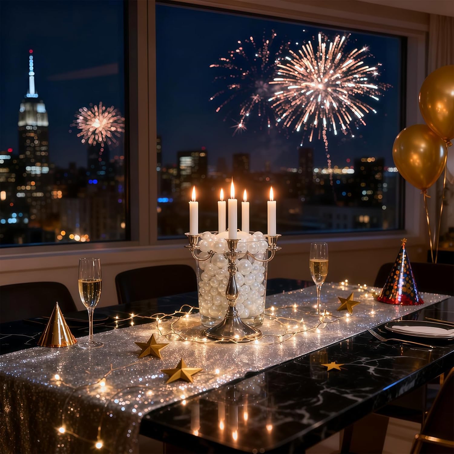 260Pcs White Vase Filler Beads for Centerpieces,No Hole Faux Pearl 8/14/20mm,for Vase Filling Decorations,Candle,Wedding,Home Party Decoration etc. - Image 4