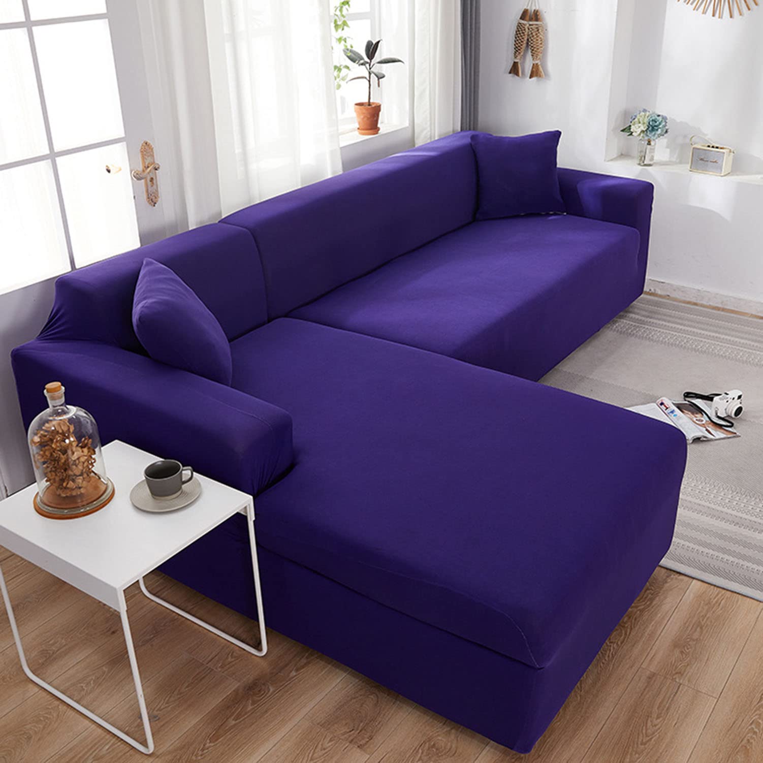 Housse de canapé sectionnelle pour protéger votre fauteuil des taches et animaux