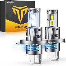 Ursprung Latest 136000LM H4 9003 Light Bulbs, HB2 Halogen for Off-road | 6500K Daylight White, No Adapter Required, Easy Install, 75,000hrs+ Lifespan, IP68 Waterproof, 11 size, Pack of 2