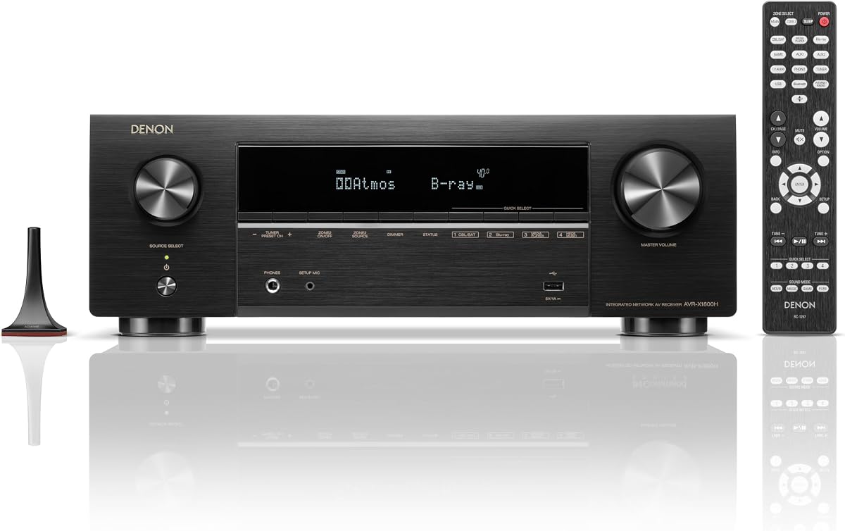 Denon AVR-X1800H 7.2 Channel AV Stereo Receiver
