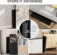 Vista 5 de TEMI Mesa de Computadora Pequeña Mesa Plegable - Escritorio de Oficina Plegable de 35.8", Sin Ensamblaje, Perfecto para Espacios Pequeños