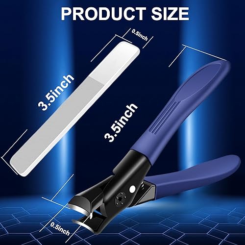 Miniatura 6 de Kiherat Cortaúñas de los pies, cortaúñas para personas mayores, cortaúñas de acero inoxidable duradero para hombres, cortaúñas adecuadas para uñas