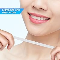 Vista 7 de Annhua Tira de lijado de dientes de grano medio de 0.157 in, tiras de lijado dental con partículas uniformes, tiras abrasivas dentales reutilizables